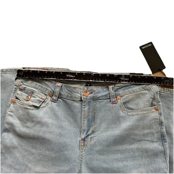 TRUE RELIGION JOEY MID RISE BIG T FLARE JEAN SIZE 36 - Picture 3 of 5